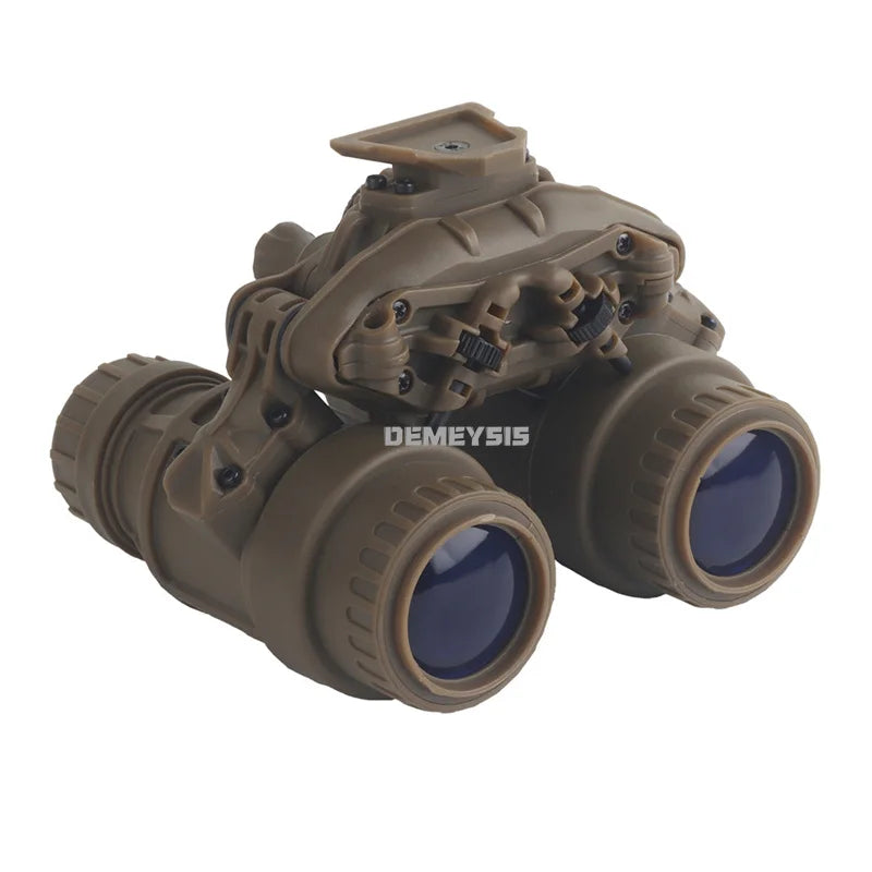 Tactical Helmet NVG Dummy Model No Function DTNVS Night Vision Goggles Model Folding Dummy Binocular for Cosplay Hunting Helmet
