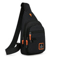 Fashion Men's Chest Bag Handbag Lightweight Oxford Fabric Crossbody Shoulder Bag Stylish Casual Men's Waist Packs Male Chest Bag