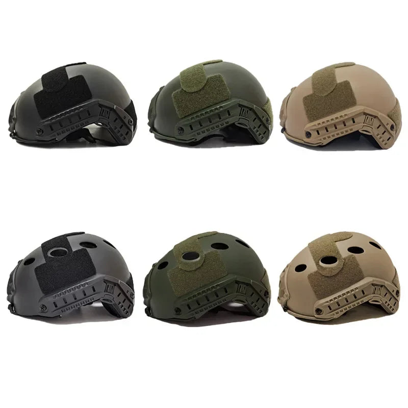 Tactical Helmet Fast PJ Type Airsoft Paintball Shooting Wargame Helmets Combat Head Protective Gear