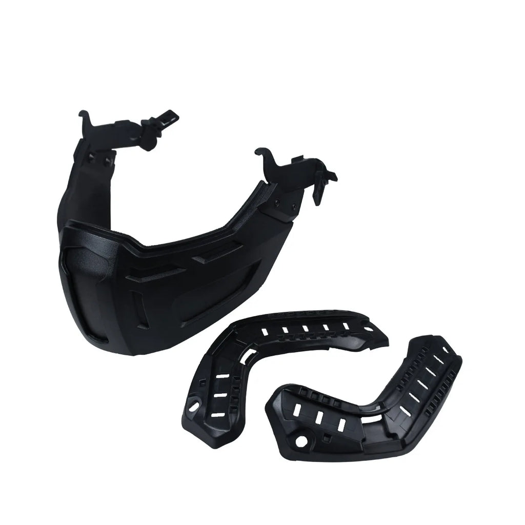 New Tactical FAST Helmet Half Face Mask With Flip Goggles Hunting CS Game Paintball Mask Helmet Accessories Protect Gear