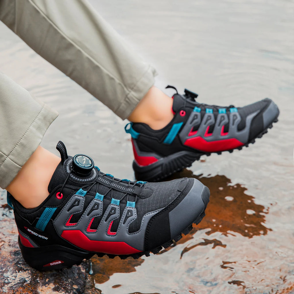 Hiking Shoes for Men Camping Running Walking Jogging Sneaker Boots Waterproof AntiI-Slip Sport Shoes Zapatos Hombre
