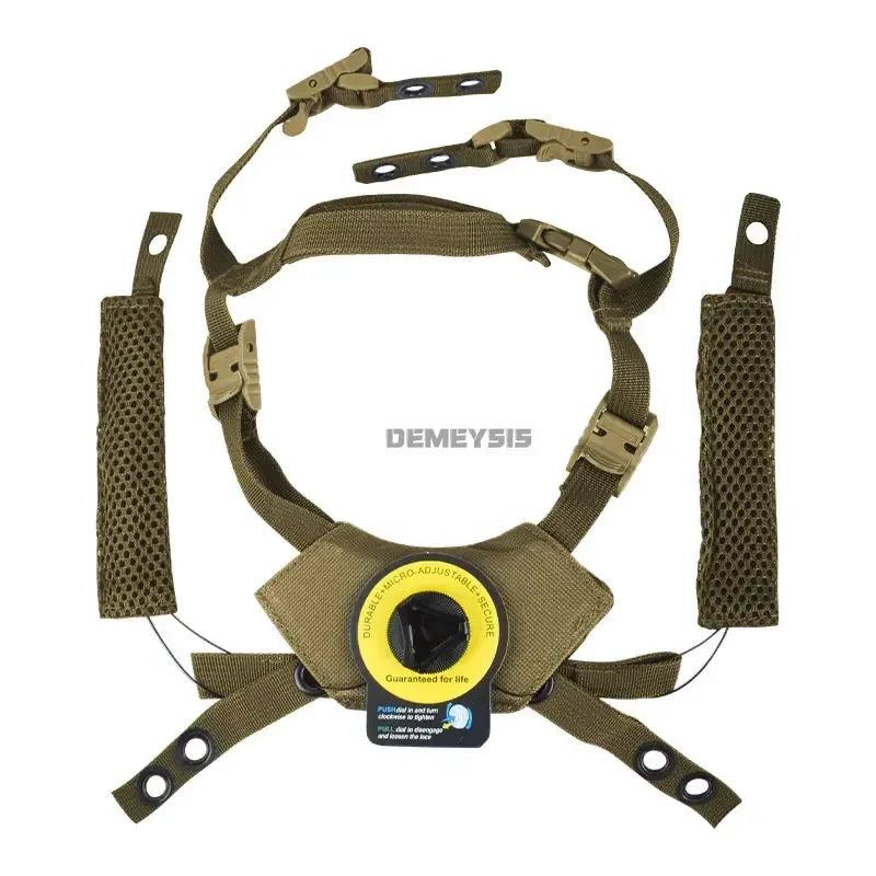 Tactical Shooting Helmet Hanging Strap Adjustable Wendy Helmet Hanging Suspension System Hunting CS Airsoft Helmets Inner Pads