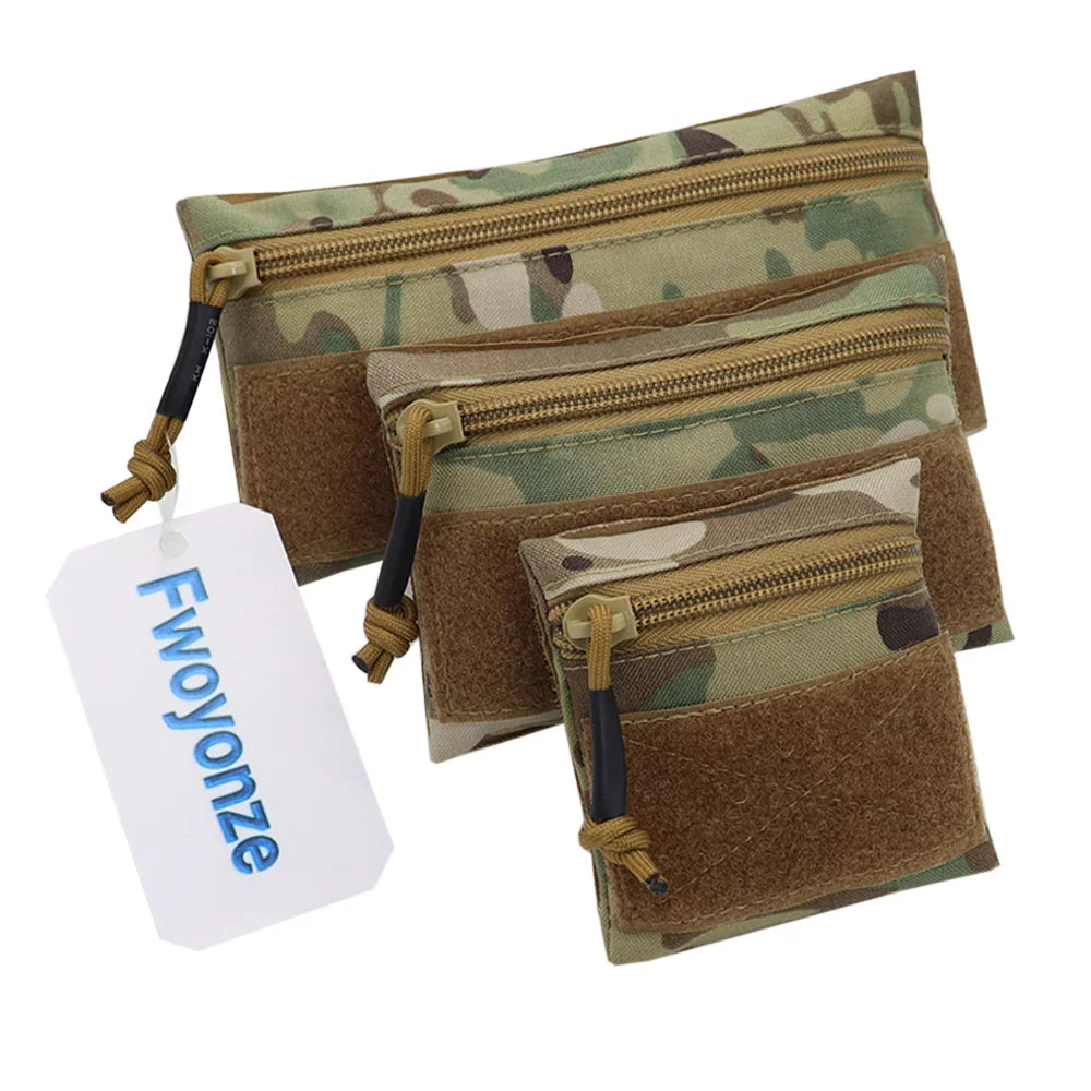 Fwoyonze Tactical Micro Candy Pouch Portable Storage Bag For MK3 MK4 Chest Rig Vest Hunting Vest Pouch