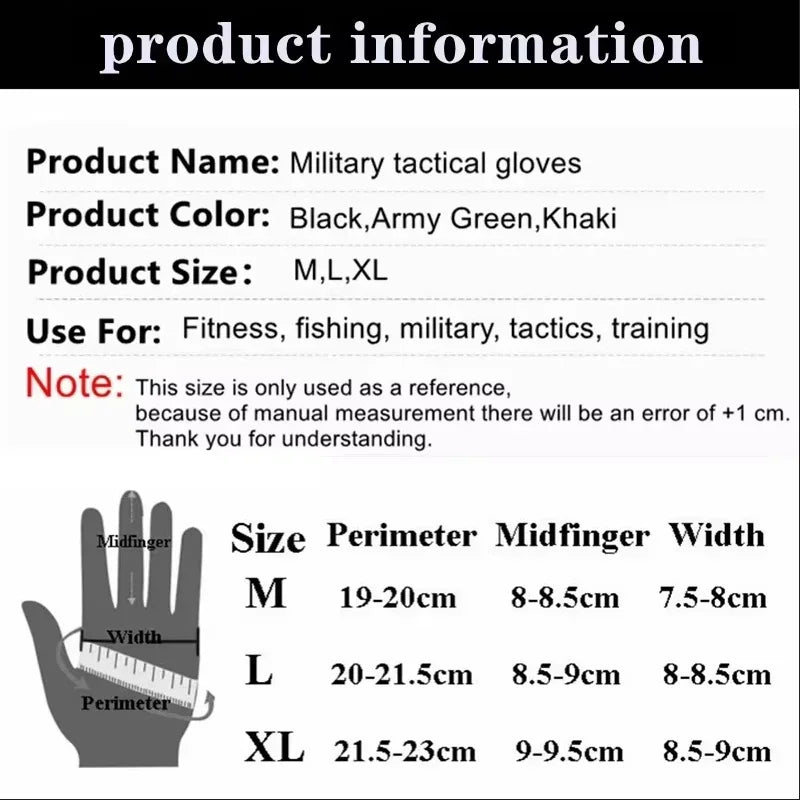 Hard Knuckle Fingerless Gloves - Outdoor Paintball Airsoft Hunting Combat Riding Hiking Half Finger Gloves