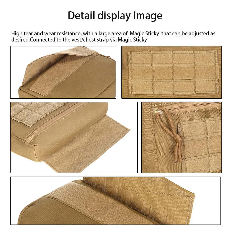 Multi functional hanging bag storage bag expansion bag can be extended on top of hunting vest backpack