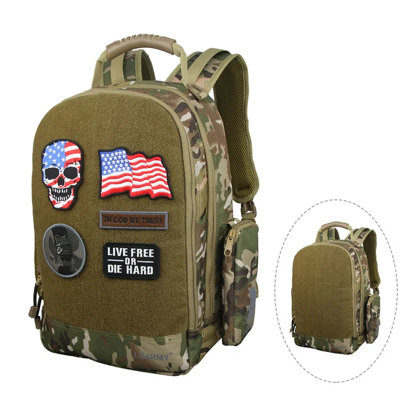 LQARMY 35L Outdoor Tactical Backpack Military Rucksacks Men Waterproof Multi-function Military Tactical Laptop Bag