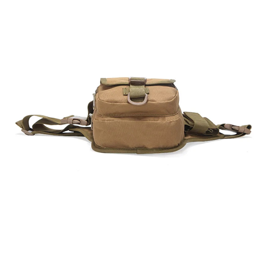 New Outdoor Camouflage Training Leg Bag Outdoor Training Camping Small Waist Bag Mountaineering Cycling Multi functional Waterpr
