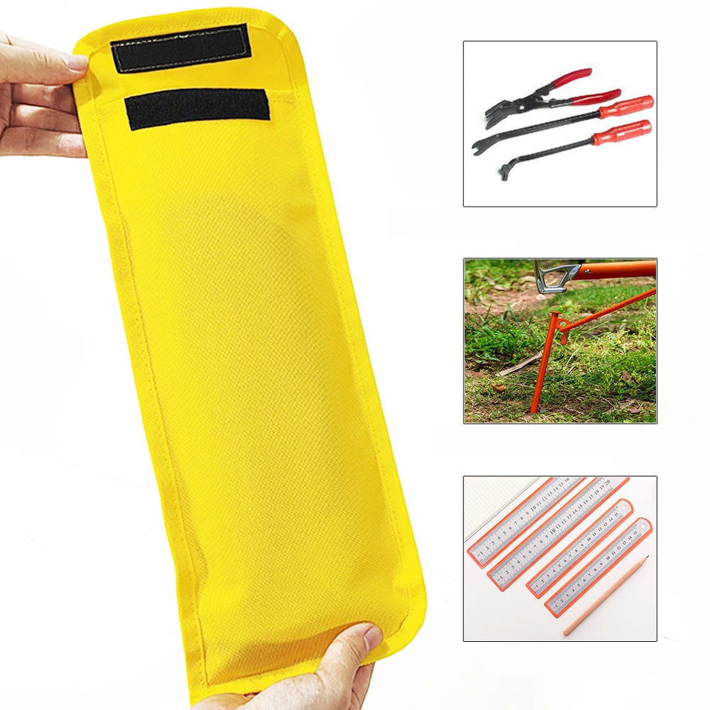 5PCS Camping Tent Stake Bag Oxford Cloth Ground Nails Storage Bag Outdoor Storage Bag Portable Handheld Tool Bag Accessories