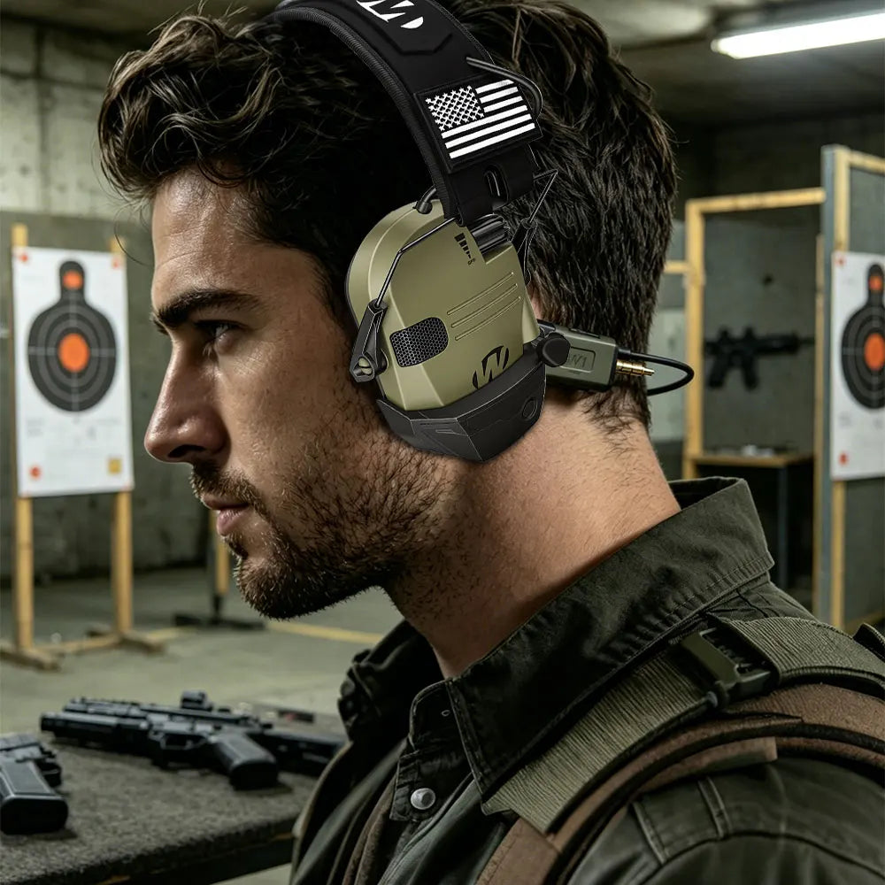 W1 Bluetooth Adapter Wireless Converter for WK Headphones Converts Wire-controlled to Wireless Earmuffs Pro Tactical Audio