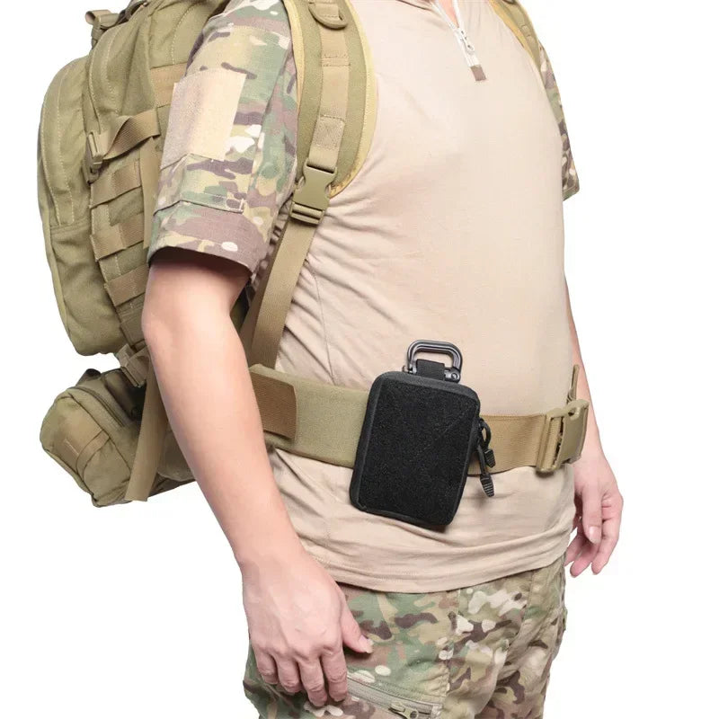 Outdoor Sports Molle EDC Tool Pouch EMT Organizer Small Pocket Bag Travel Hiking Camping Hunting Accessories Men Belt Waist Bags