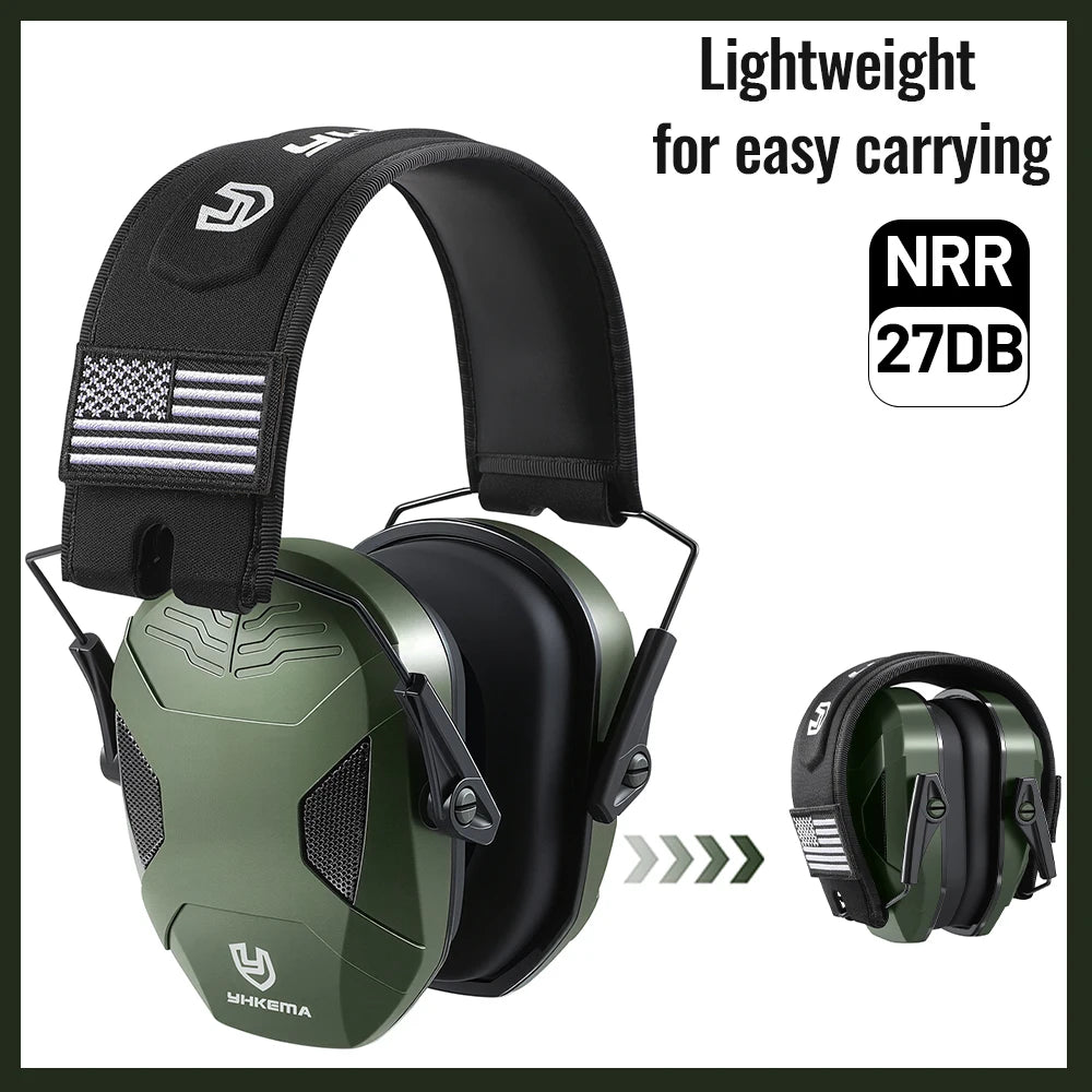 P40 Tactical Shooting Earmuffs Outdoor Hunting Passive Noise Reduction Protection Hearing Headphones Shooting Ear Prote