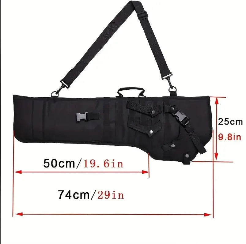 Tactical Rifle Shotgun Holster M4 AK Case Molle Nylon Weapons Hunting Airsoft Holder Paintball Outdoor Tactical Gun Backpack
