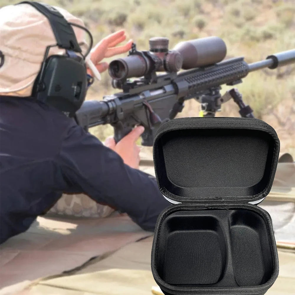 Hard Storage Travel Case for Electronic Shooting Earmuffs Compatible Universal Headphone Case Headset Carrying Protect Box