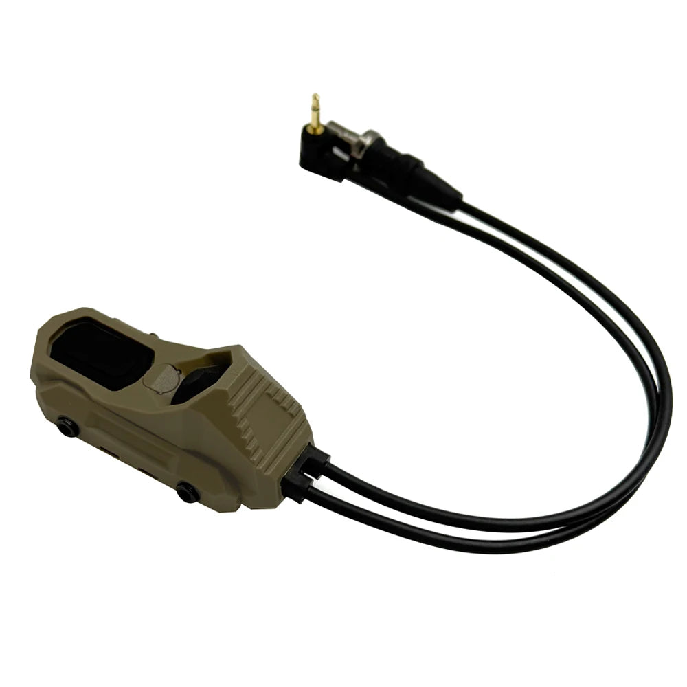 Hunting Scout Light, Tactical Flashlight PEQ Laser Button, AXON Remote Two-Wire Dual Function Pressure Switch SF/2.5/Crane Plug
