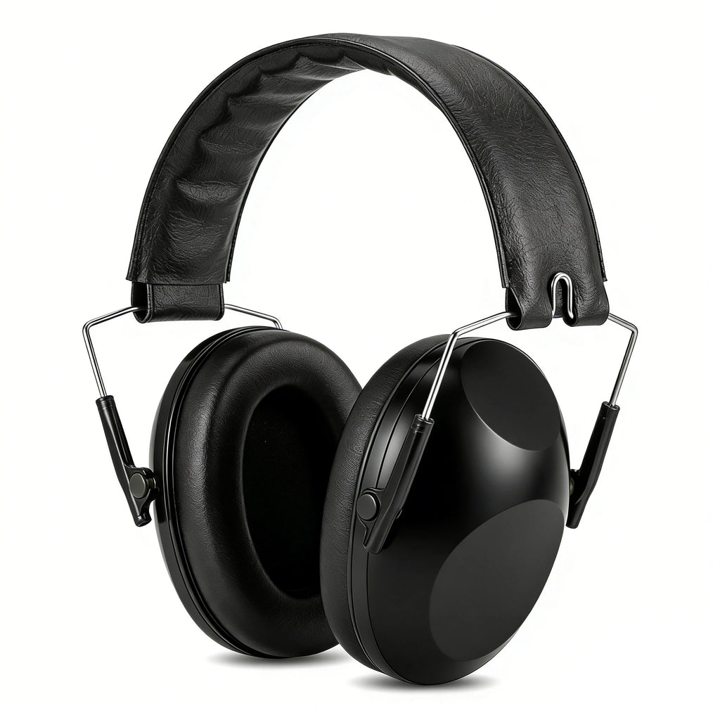 Compact Foldable Ear Defenders, Ear Protection Safety Earmuffs, Noise Reduction Slim Passive Hearing Protectorfor Gun Range