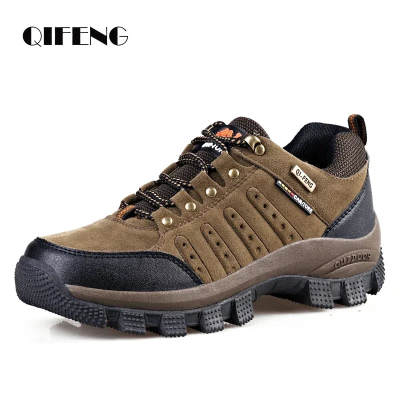 Men Casual Shoes Winter Non Slip Work Sneakers Cowboy Suede Footwear Jeans Boy Lace Up Handmade Retro Leisure Zapatos De Hombre