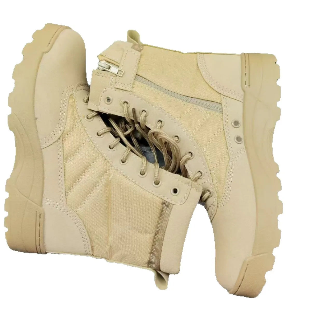 Men's High Top Tactical Combat Boots Breathable for Desert Jungle Terrain Military Training Hiking Outdoor Footwear