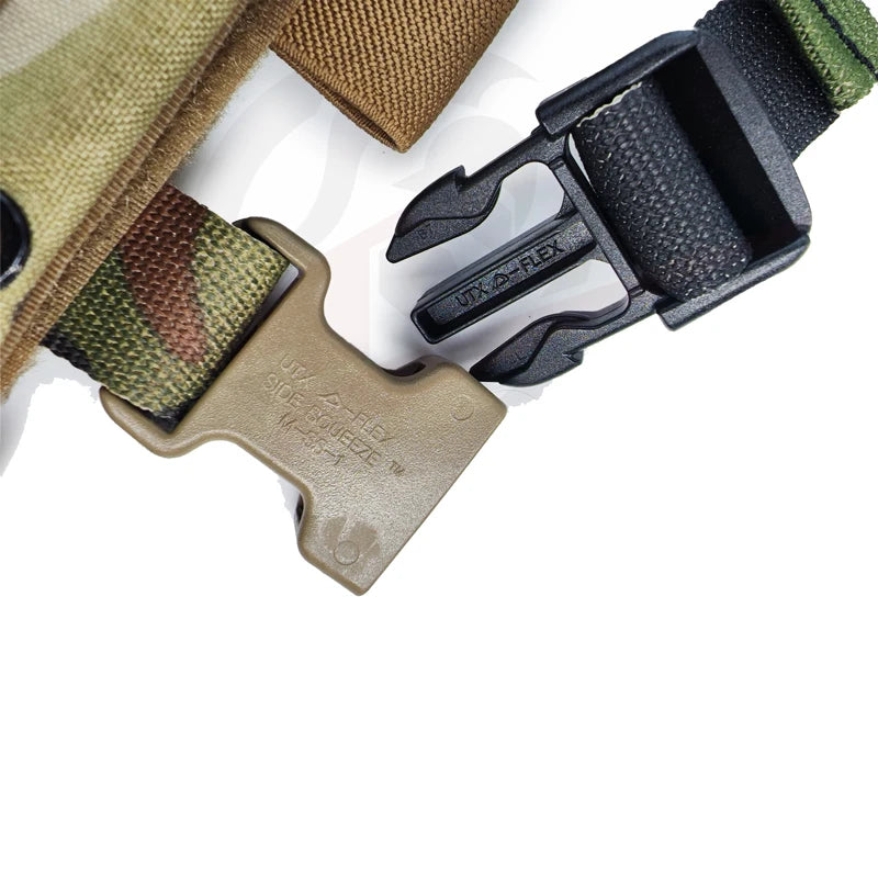Tactical Foldable Pouch Airsoft Multicam EDC Molle Dump Pouch Hanging Recycling Extended Storage Abdominal Bag
