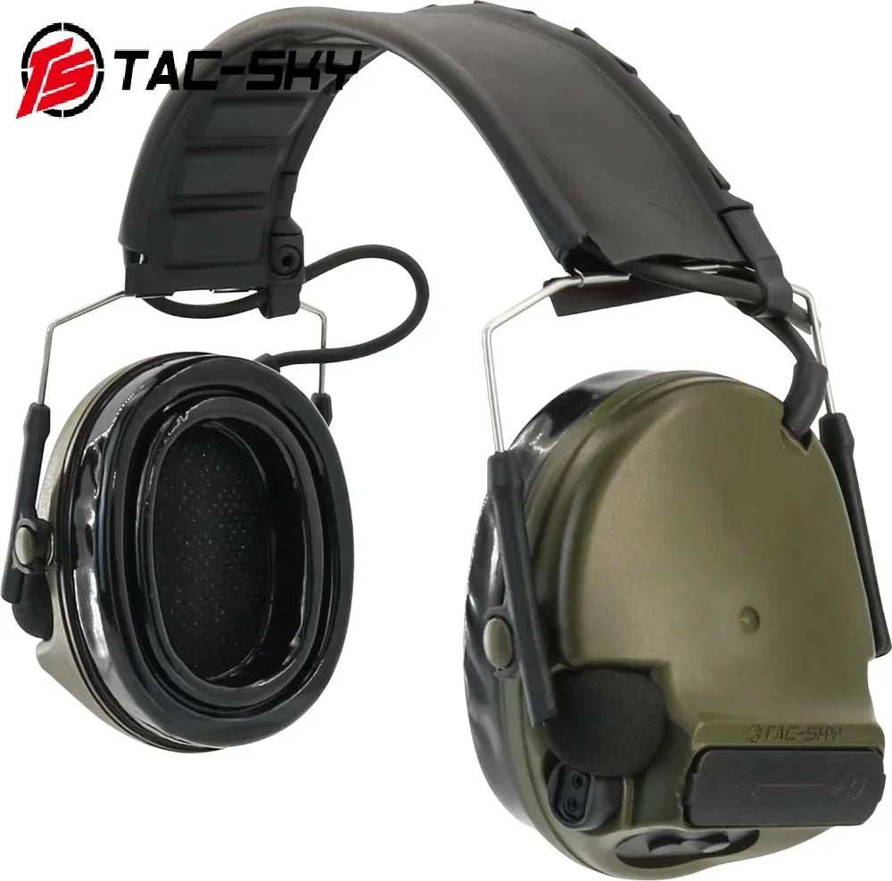 TS TAC-SKY COMTA V XPI Tactical Electronic Shooting Earmuffs Outdoor Hearing Protection Silicone Version C5 Headset