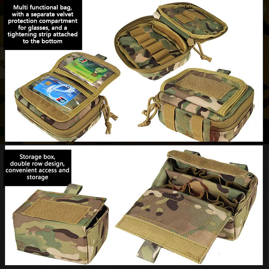 YAKEDA Modular Hunting Waist Cover Set with Adjustable Waist Belt and Multiple Storage Bags Suitable for Outdoor Hunting