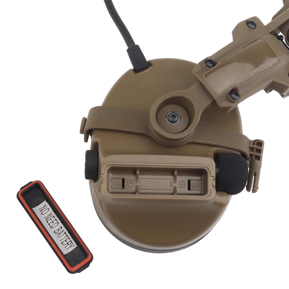 Tactical C5 Noise Canceling Headset ARC Helmet Rail Adapter Outdoor Hunting & Shooting Headset Hearing Protection