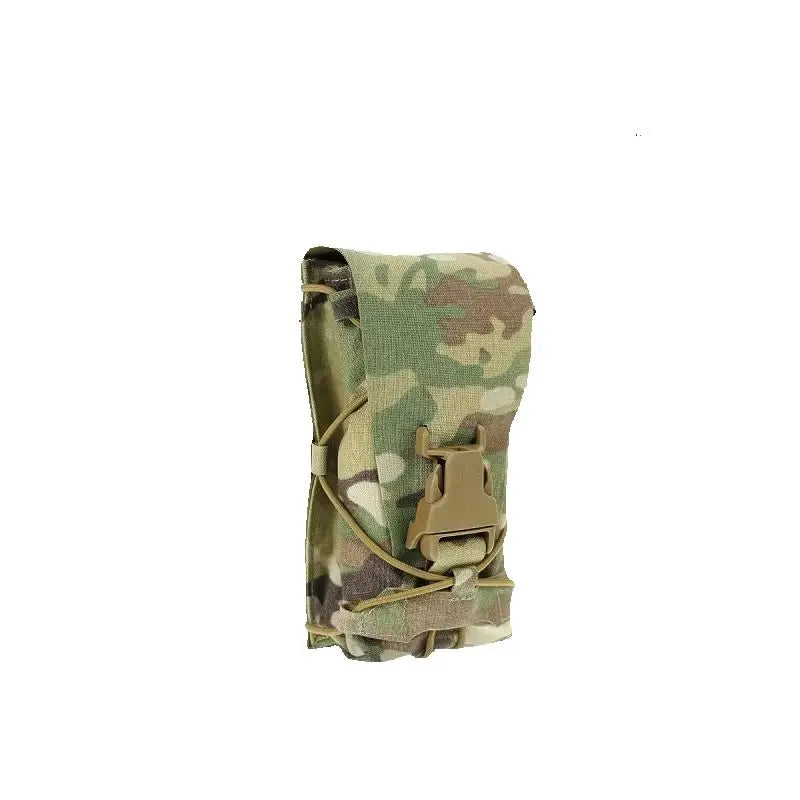 Multi Purpose Molle Water Bottle Bag With Retractable Miscellaneous Items Bag