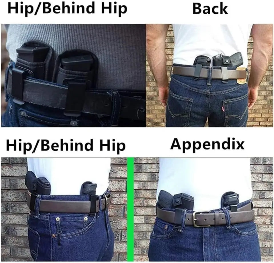 OphidianTac IWB Magazine Pouch Mag Holder Belt Clip ammo Carrier for 9mm .40 Pistol G- G19 G21 G22 G23 Ruger SR40 XD