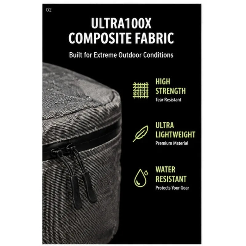 Ultra100X Ultralight Gear Pod Bag 7L/10L Waterproof Storage Pouch UHMWPE Hiking Camping Backpack Organizer Outdoor Stuff Sack