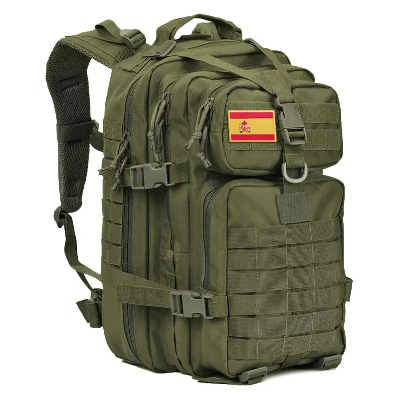 60L Army Military Tactical Backpack Men's Travel Large Capacity Rucksacks Men Waterproof Outdoor Sports Multi-functional Bags A6