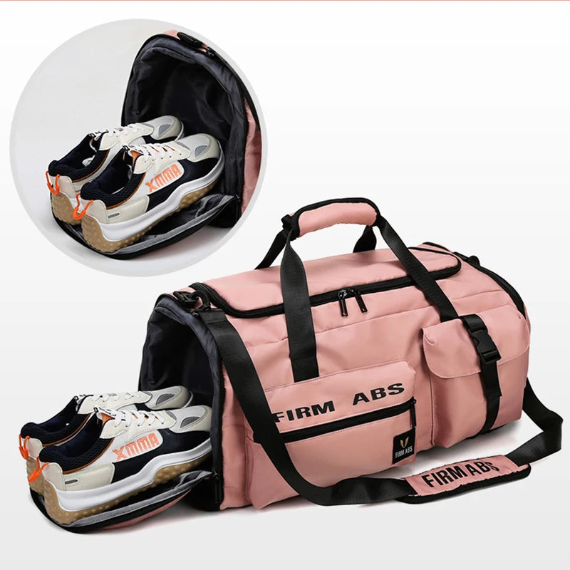 Large Capacity Backpack Women Gym Fitness Travel Tote Luggage Shoe Handbag Shoulder Duffle Sports Fitness Basketball Bag For Men