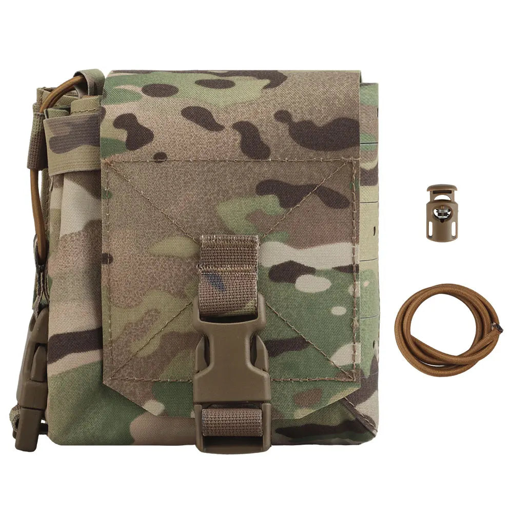 Vest chest pouch Mole extension pack Walkie-talkie side pouch Multi-functional accessory pouch