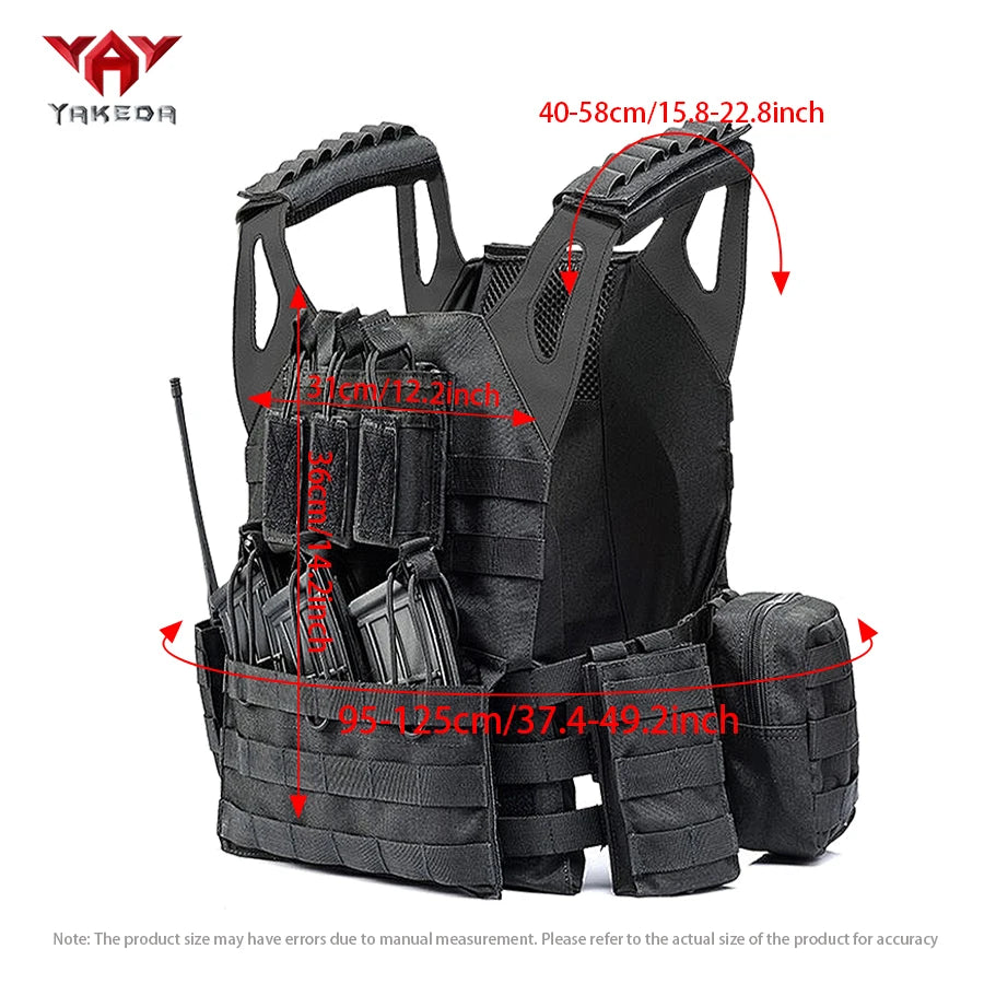 YAKEDA Adjustable Multifunctional Hunting Vest Suitable for Outdoor Activities