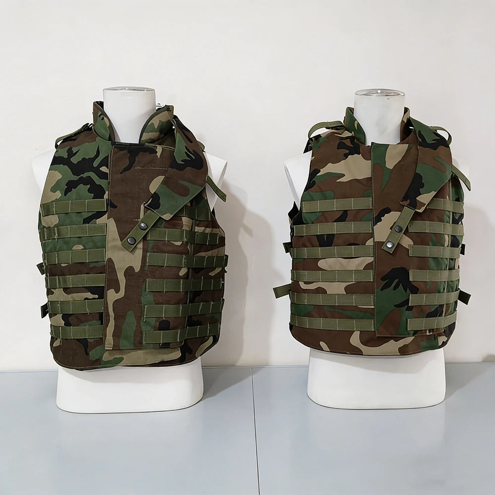 Tactical Combat Vest MOLLE Airsoft 500D Adjustable Shooting Training Protective Jacket Outdoor CS Hunting Paintball Equipment