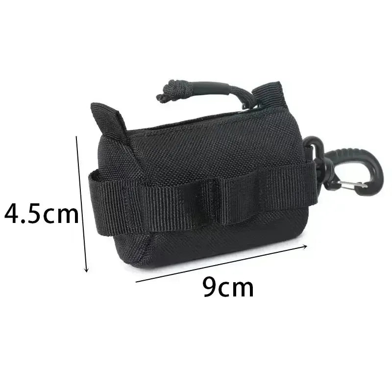Tactical EDC Pouch Zipper Key Card Holder Pouch Coin Purses Wallet Small Bag Organizer for Men and Women Outdoor Hiking