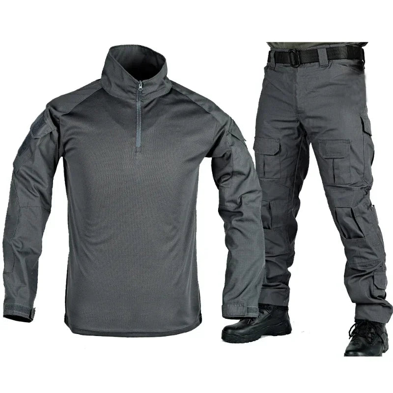 G3 Tactical Suit Military Pieces Sets Men Hunting Training Uniforms Hiking Shirts And Pants Outdooruflage Field War Games Kits