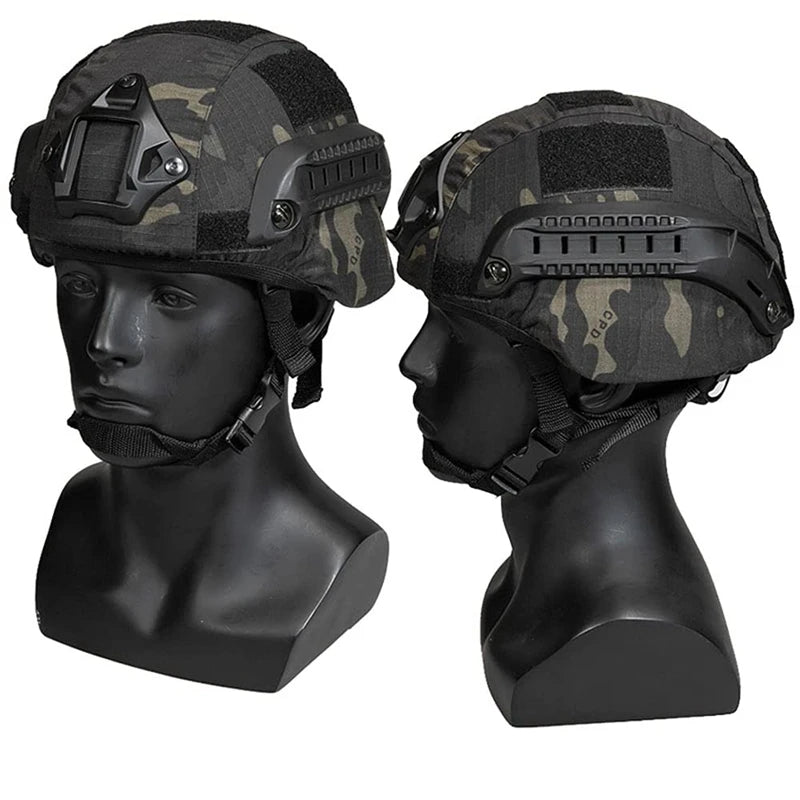 Tactical Helmet Cover Paintball Wargame CS Camouflage Helmet Case Cloth Cover for MICH 2000 Helmet