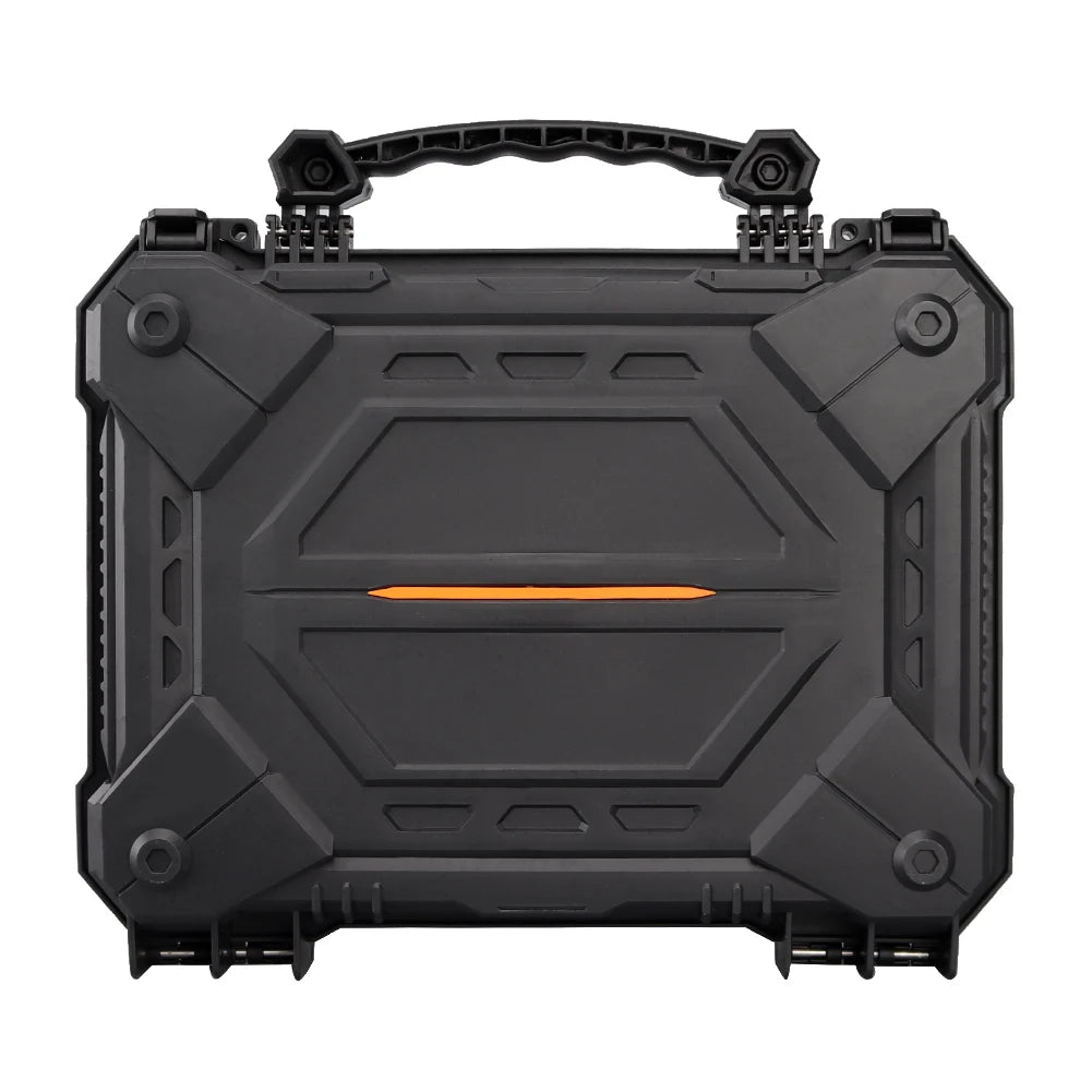 Tactical Pistol Case Hard Shell Box with Padded Foam Lining for Camera Protective Hunting Shooting Dustproof Storage Safety Box