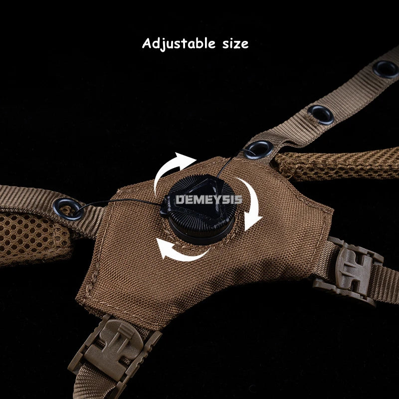 Tactical Wendy Helmet Suspension System Soft Inner Pads Kits Adjustable Helmets Chin Strap for Wendy Helmets Accessories