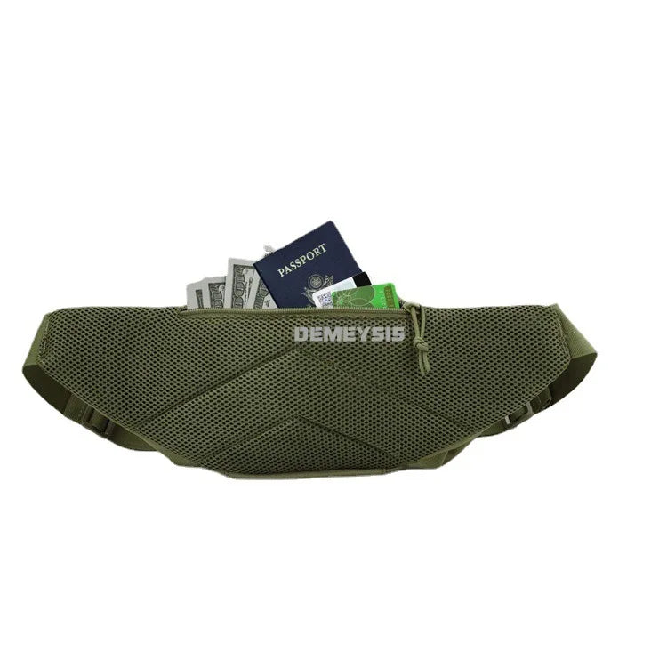 Men Waist Fanny Pack Belt Bag Tactical Concealed Carry Pistol Waist Pouch Gun Bag Camping Nylon Tool Sling Chest Hip Bum Bag