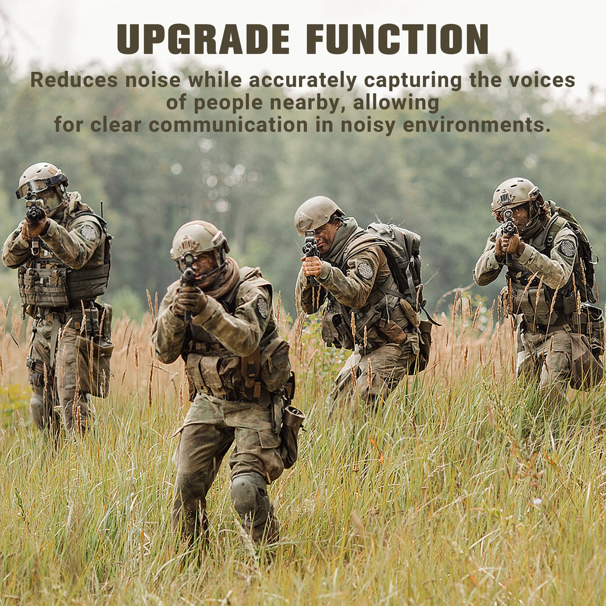 YHKEMA EB10 Tactical Bluetooth Headset Electronic Shooting Noise-Proof Earbuds/Noise-Cancelling Hearing Protection