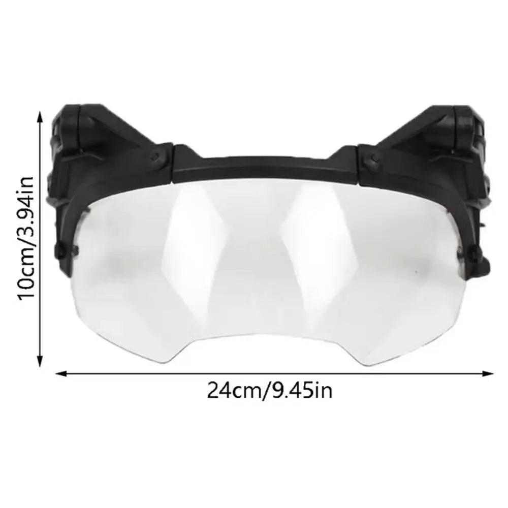 Accessories PC Sports Helmet Visor One Size Black Khaki Green Protective Helmets Guide Helmet Glasses Sports Safety