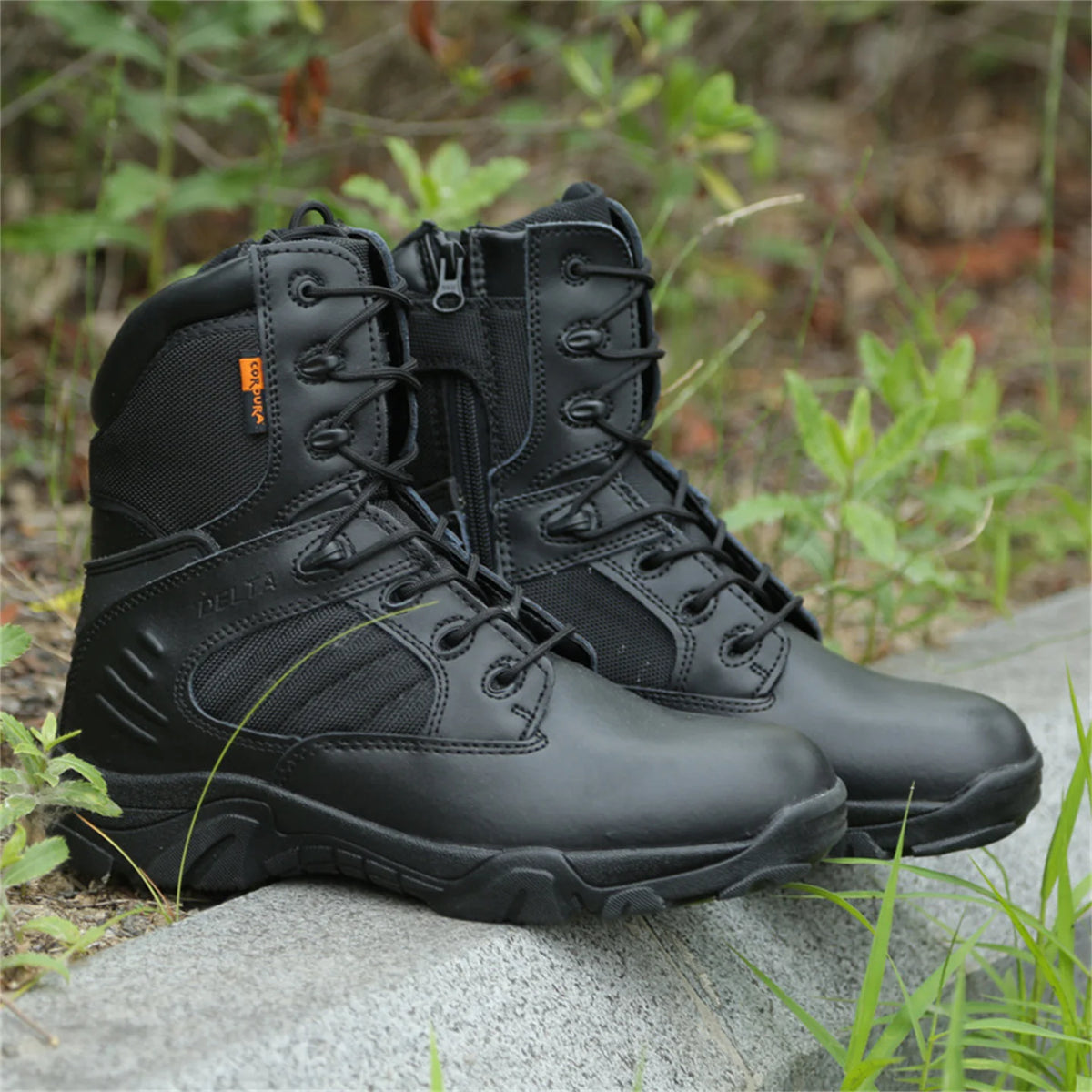 Delta Winter Men's Hunting Boots Tactical Desert Shoes Outdoor Mountaineering Breathable Wear-Resistant Hiking Shoes