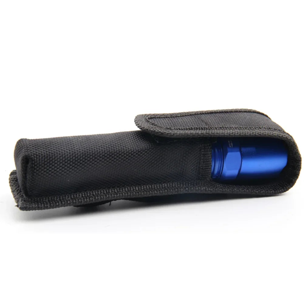 Tactical Molle Flashlight Molle Pouch Nylon Torch Holder Waist Bag Outdoor Camping Hunting Accessories Folding Knife Pack
