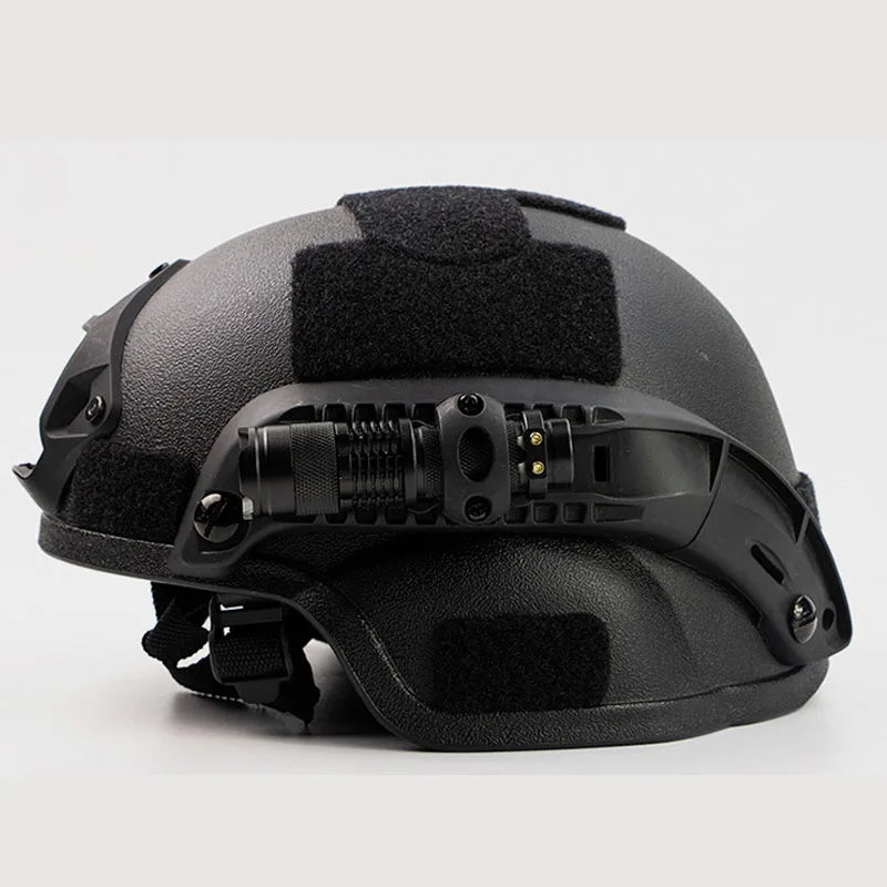 Dedicated Lighting Quick Release Flashlight Holder FAST, MICH2000, IBH with Track Tactical Helmet Fixture Adapter Outdoor Sports