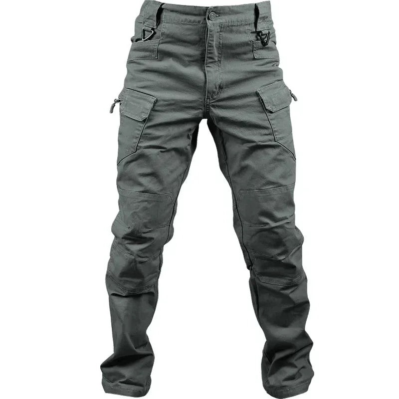 IX9 K7 Stretch Canvas 97% Cotton 3% Spandex Tactical Pants For Men Climbing Hiking Trekking Cargo Pants Trousers