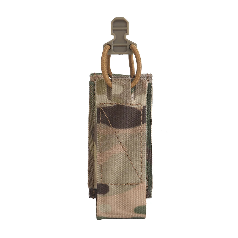 OPHIDIANTAC Quick Pull MOLLE Mount Elastic Magazine Holder Clip Flexible 9MM Mag Pouch for Plate Carrier