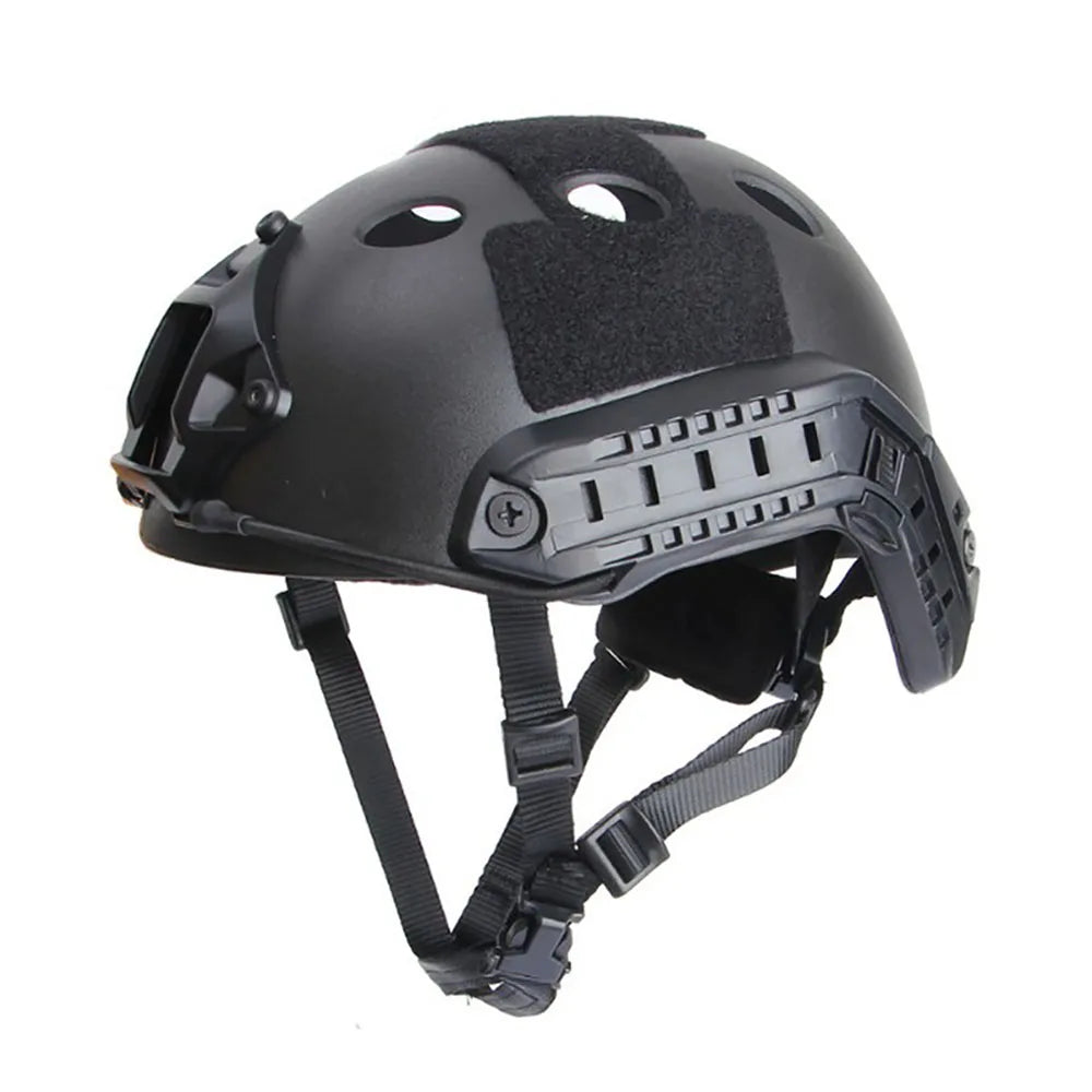 ABS New Thickened FAST Helmet Airsoft Tactical Helmet Outdoor PJ Air Gun Shooting CS Protective Helmet Equipment for Adult