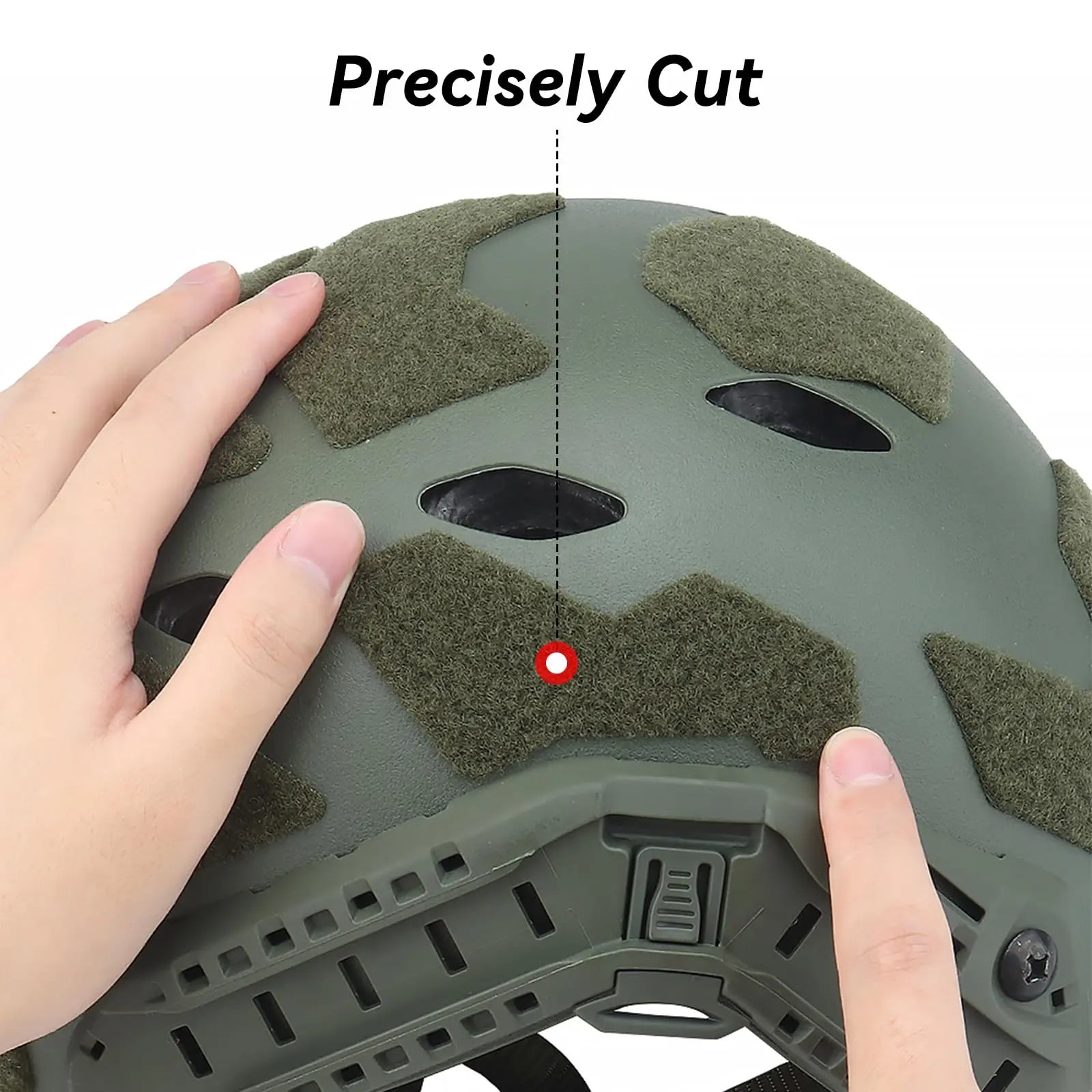 Newest Tactical Airsoft Helmet Patches Universal Exterior Tape Helmet Hook and Loop Stickers Kit for Fast Helmets Magic Sticker