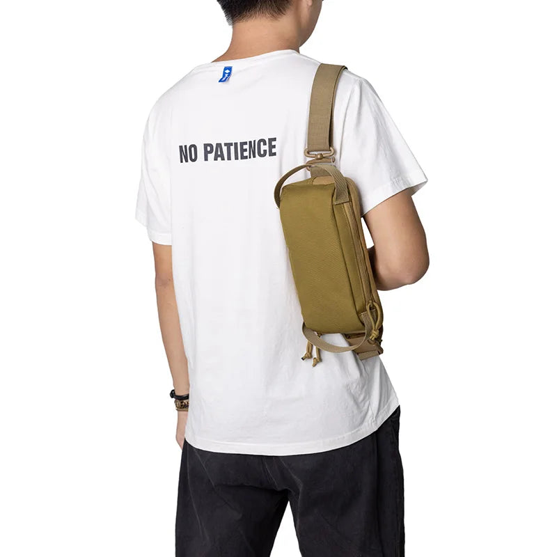 Tactical Chest Bag Hunting Shoulder Bag Belt Waist Pack Phone Holder Case Outdoor Sports Travel Wallet EDC Tool Pouch