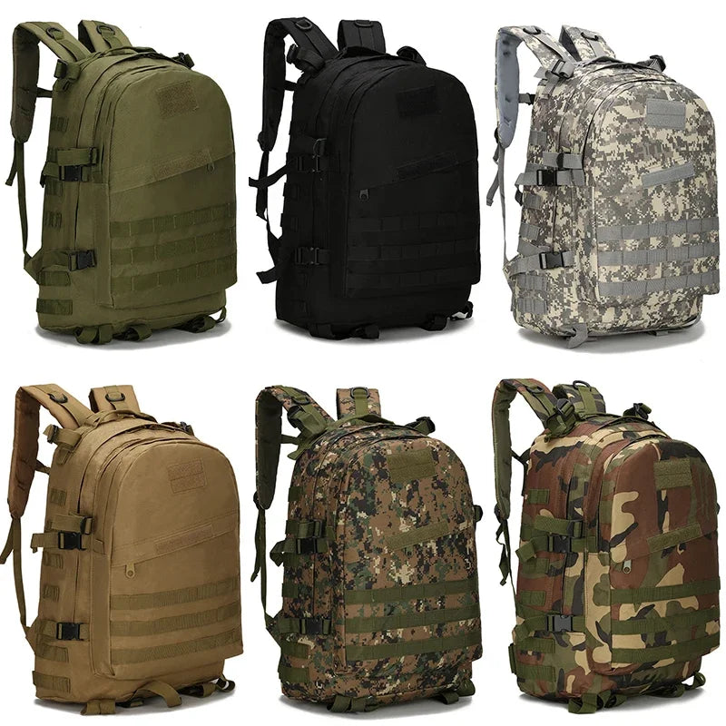 2026 Outdoor Tactical Backpack 40L Large Capacity Molle Backpack Bags Camouflage Trekking Hunting Camping Hiking Bag New